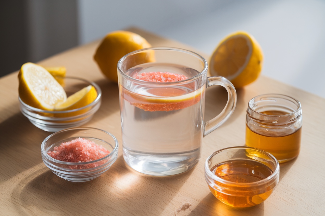 authentic japanese pink salt weight loss drink recipe