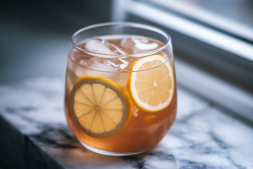 natural Zepbound drink recipe with lemon and apple cider vinegar