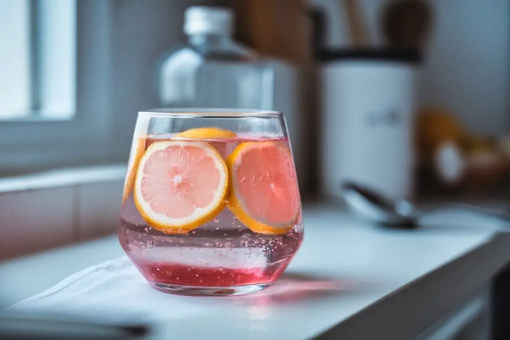 Pink salt drink for weight loss