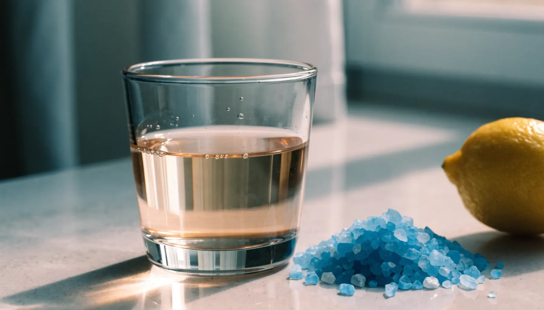 Blue salt trick for ED with Persian blue salt and warm water